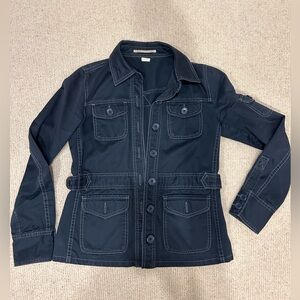 J. Crew navy utility jacket